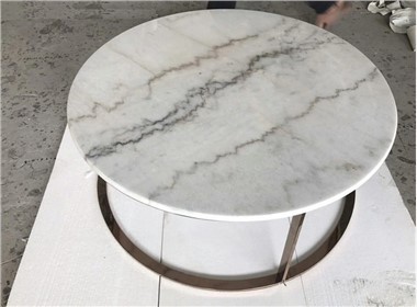 Bijeli mramorni sto za kavu