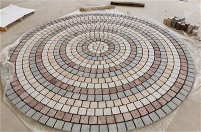 Granitne kocke za Plaza Paving Design